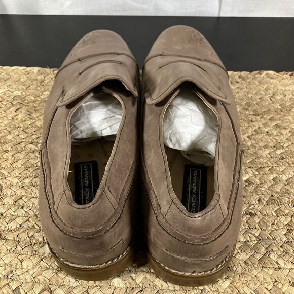 13 Stacy Adam’s Men’s Mocha Soft Leather Dress Shoes - Picture 3 of 12